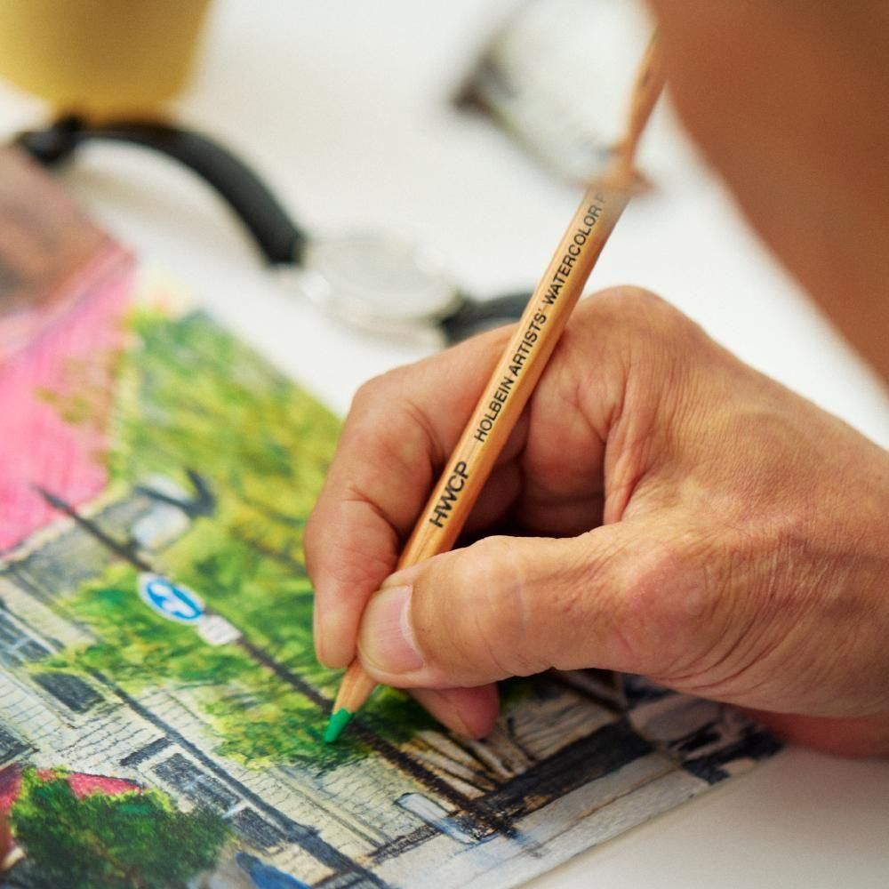 水彩色鉛筆 WP195 50色 紙箱全色セット