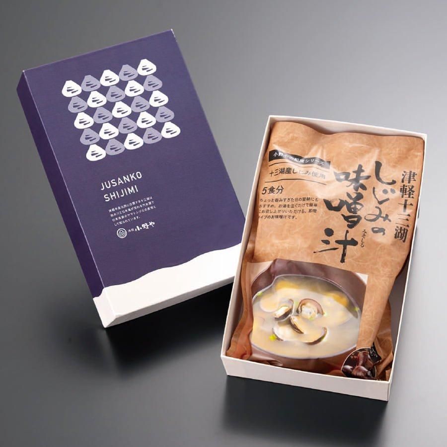 即席しじみの味噌汁5食分化粧箱入り - しじみのお取り寄せ・通販｜青森