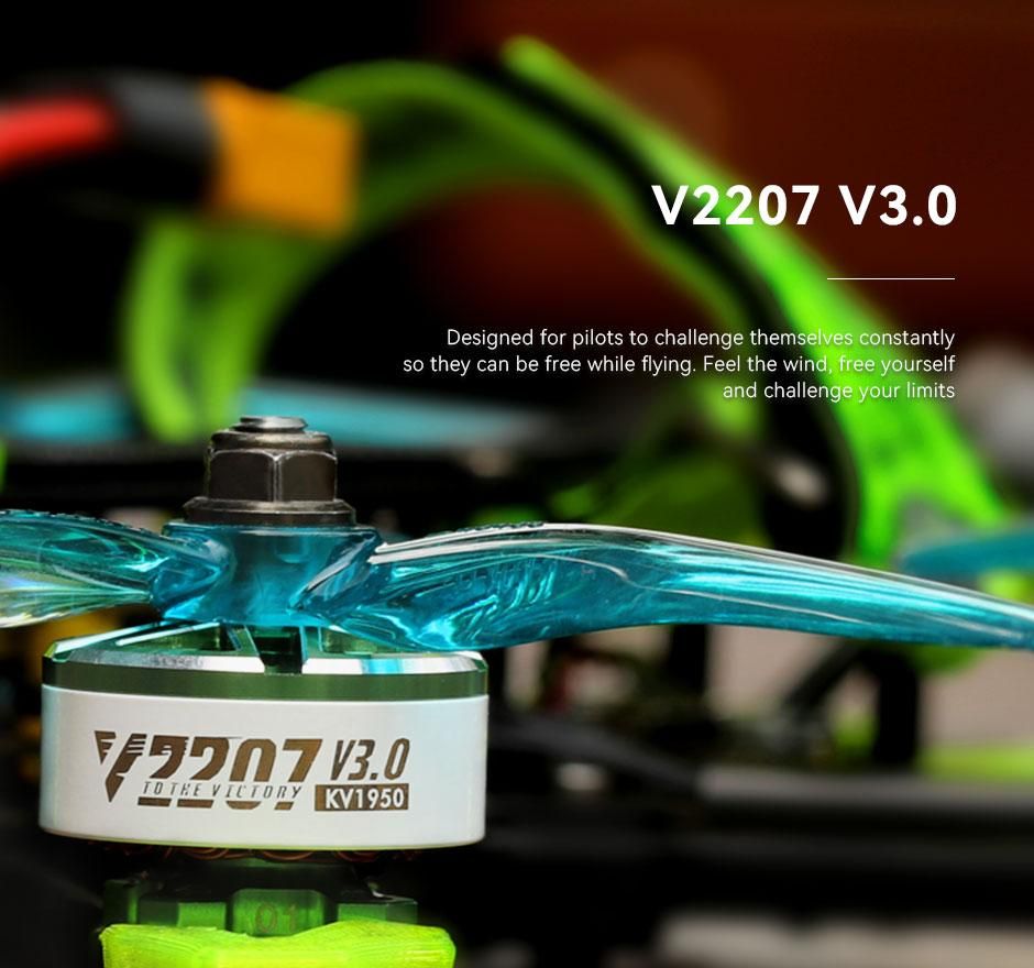 T-Motor VELOX V2207 V3.0 1750KV/1950KV/2050KV/2550KV