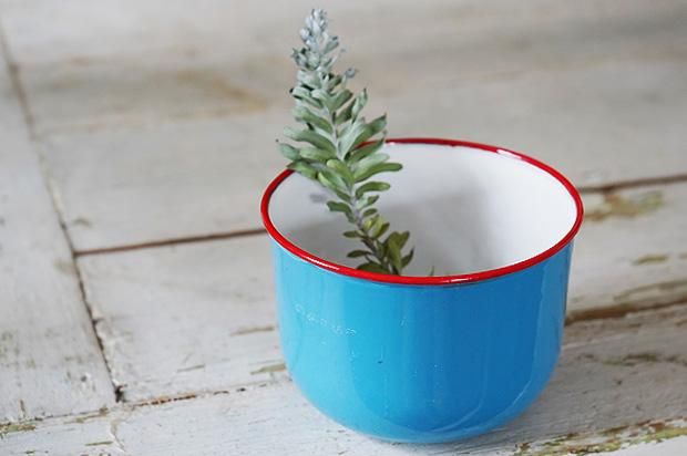 ホーローボウル/ブルー/チェコスロバキア - アンティーク雑貨