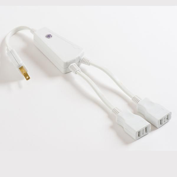 電磁波対策コンセント『α-genius[ジーニアス]』2口タイプ - イキイキ