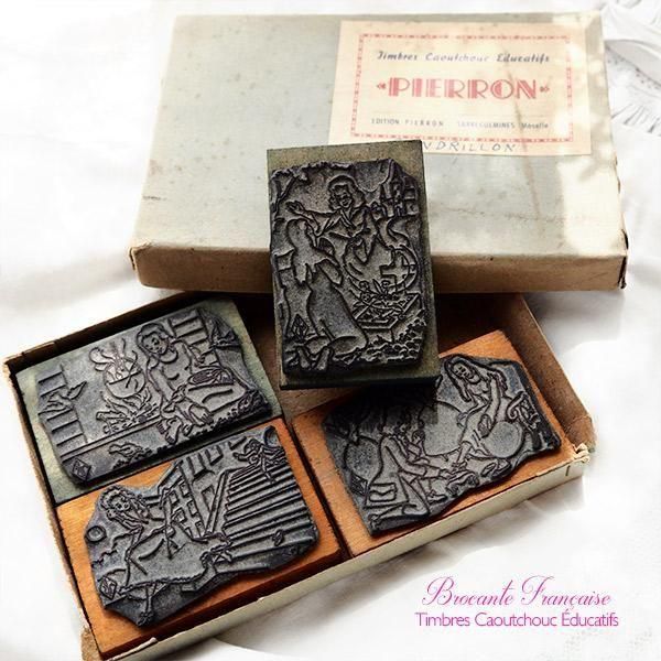 フランス ブロカント 希少 1950-70年代 PIERRON社 童話 シンデレラ