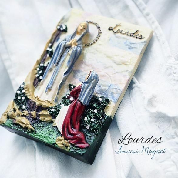 フランス直輸入】フランス お土産マグネット ルルドの泉 souvenir