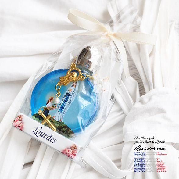 フランス直輸入】フランス ルルドの聖母マリアとベルナデッタの聖水