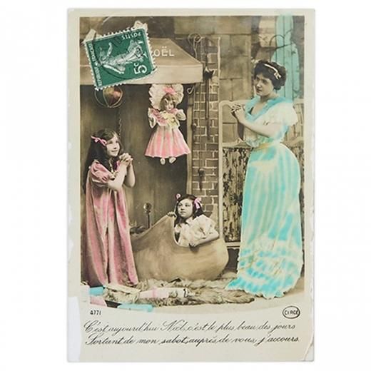 アンティークフレームI☆1931年超希少なNERMANアンティークカード入り