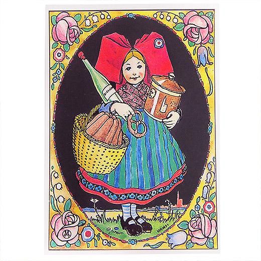 フランスポストカード （HANSi（ハンジ／アンシ）La Fleur）