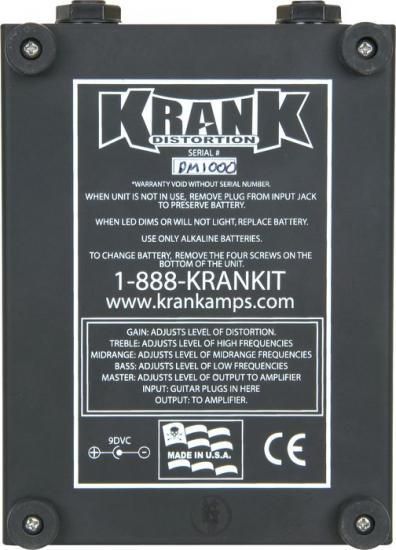 Krank Distortus Maximus Distortion - エフェクター専門店