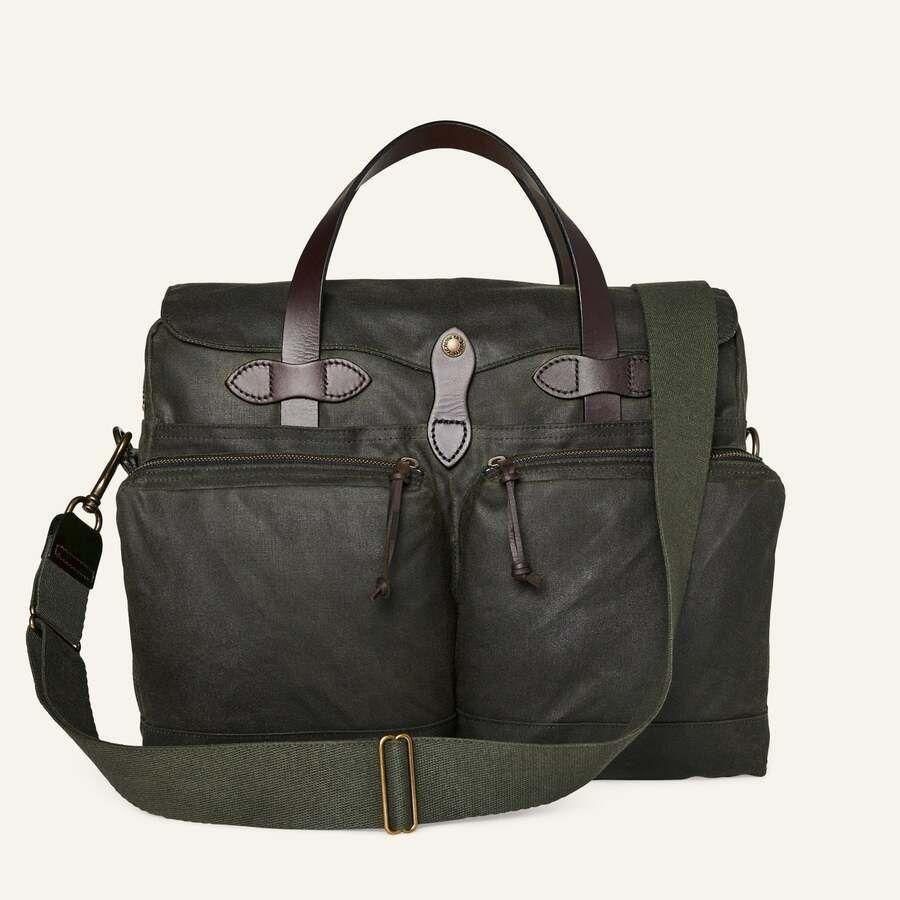 FILSON(フィルソン) 24-HOUR TIN CLOTH BRIEFCASE DARK TAN / 24アワー