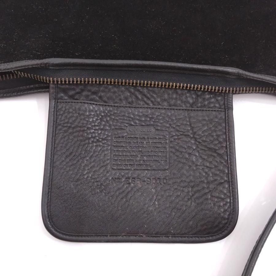 OLD COACH(オールドコーチ）スウェードバケツバッグ ブラック MADE IN