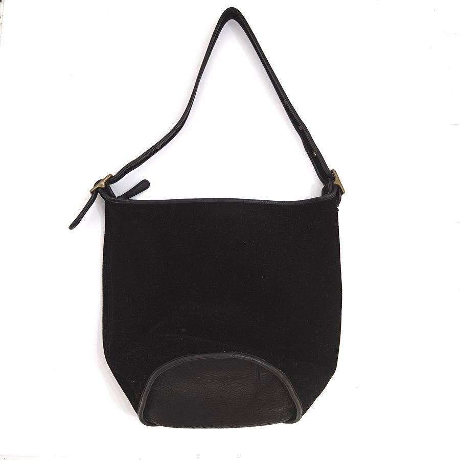 OLD COACH(オールドコーチ）スウェードバケツバッグ ブラック MADE IN