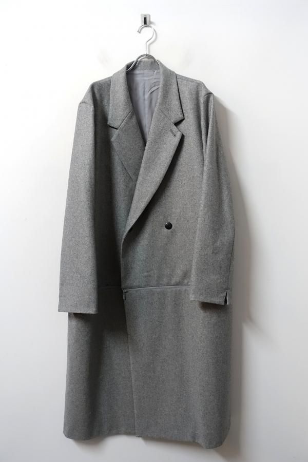 ETHOSENS(エトセンス)/Flannel 3way coat/Light gray 通販 取り扱い