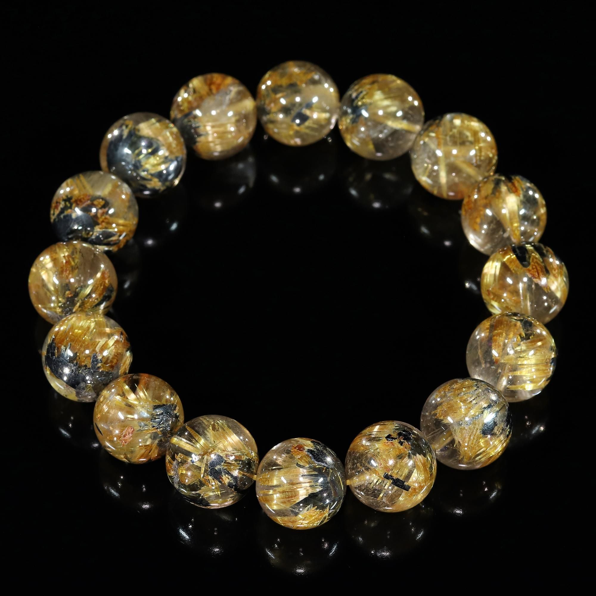 セミプレミアム/力強さを感じる群晶タイプ】太陽放射タイチンルチル