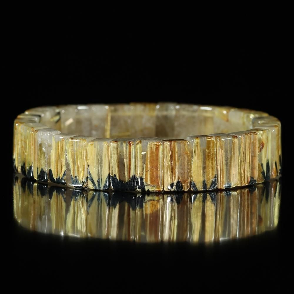 バングル-太陽放射ルチルクォーツ - ルチルクォーツ専門店【フォーチュ