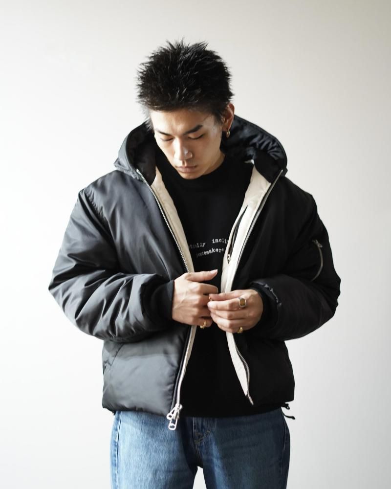 Cropped Hood Bomber - IDIOME | ONLINE SHOP 熊本のセレクトショップ