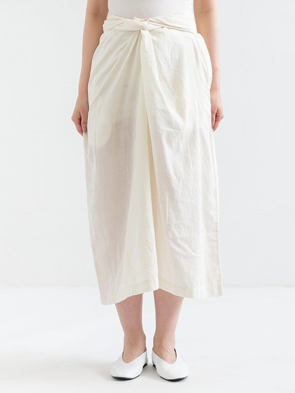 縞絹綿の夢ラップキュロットパンツ-COSMIC WONDER（コズミックワンダー