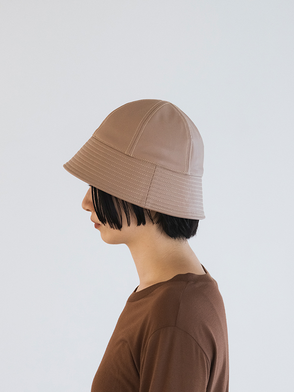 Apple leather sailor hat-アップルレザーセイラーハット-KIJIMA