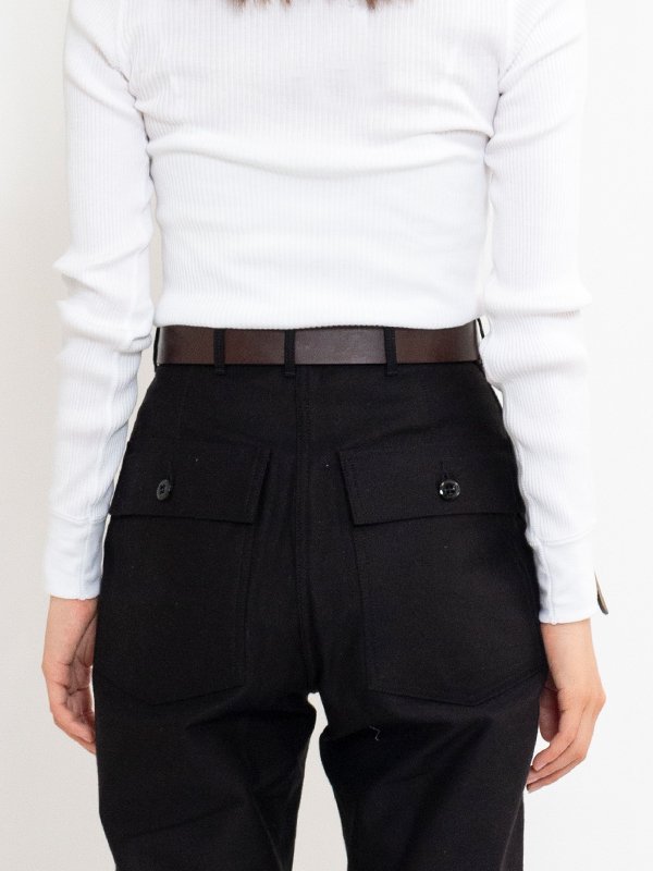 LEATHER RING BELT-レザーリングベルト-HYKE（ハイク）通販| st company