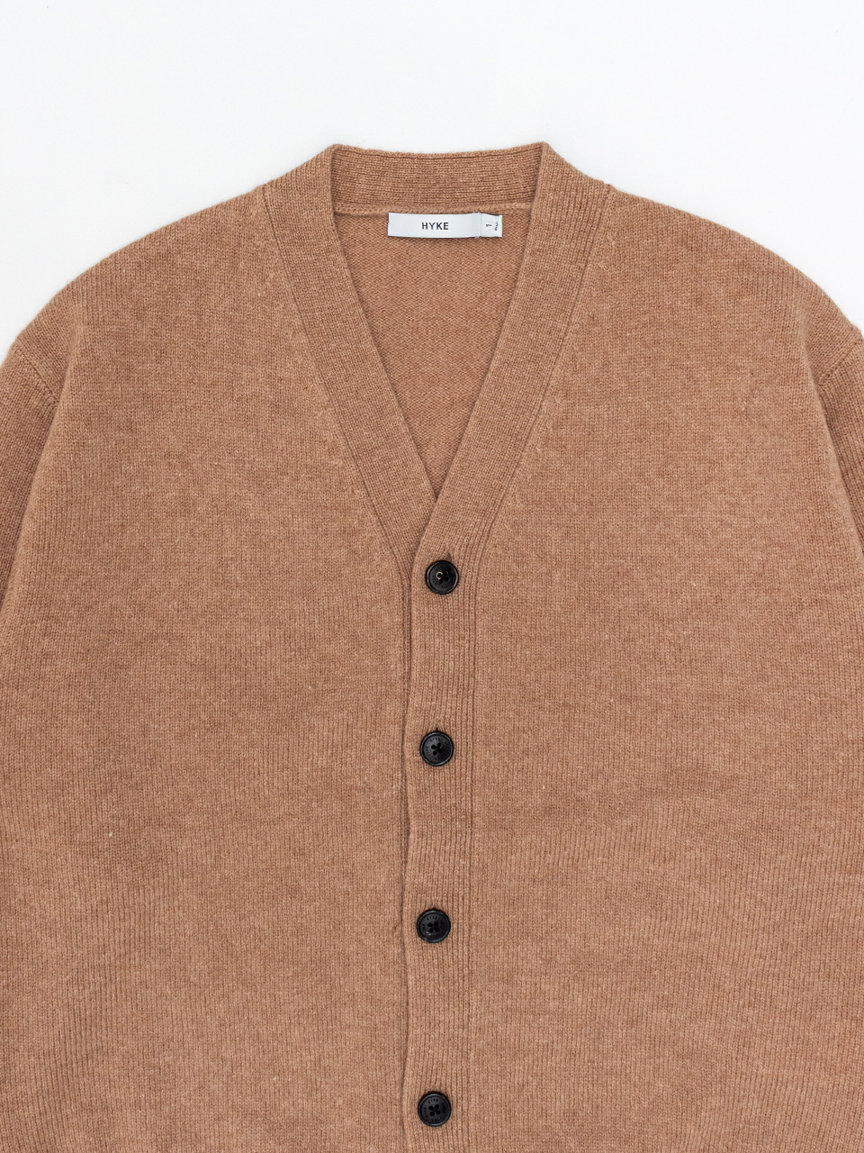 LAMBSWOOL CARDIGAN ラムウールカーディガン HYKE（ハイク）通販| st