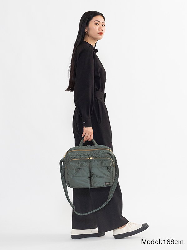 TANKER SLING BAG W zip(XL)-タンカースリングバッグダブルジップXL