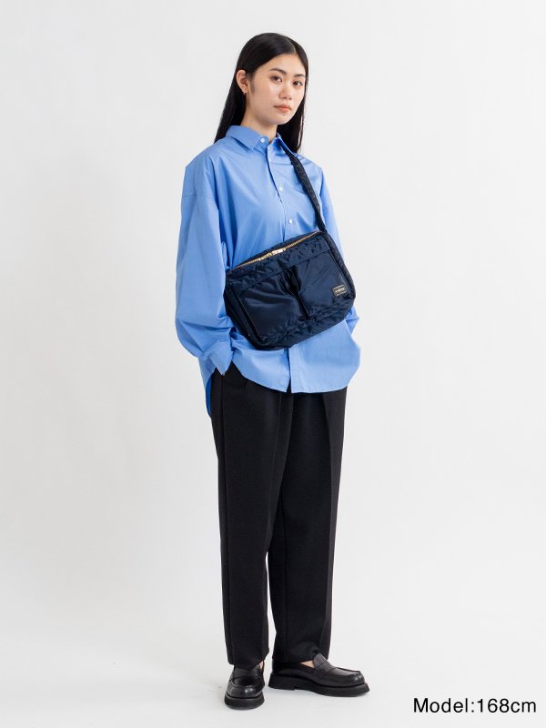 TANKER SLING BAG W zip(L)-タンカースリングバッグダブルジップ(L