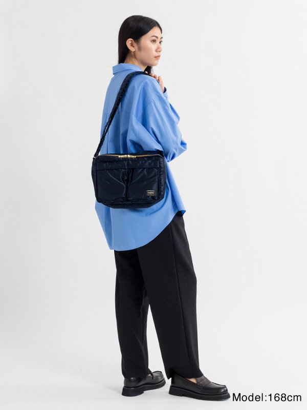 TANKER SLING BAG W zip(L)-タンカースリングバッグダブルジップ(L