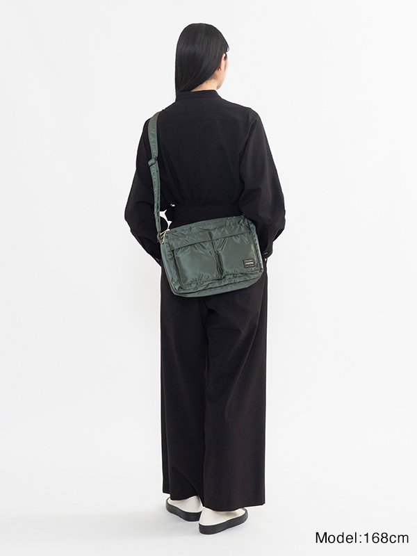 TANKER SLING BAG W zip(L)-タンカースリングバッグダブルジップ(L