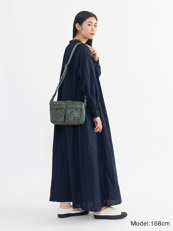 TANKER SLING BAG W zip-タンカースリングバッグダブルジップ-PORTER