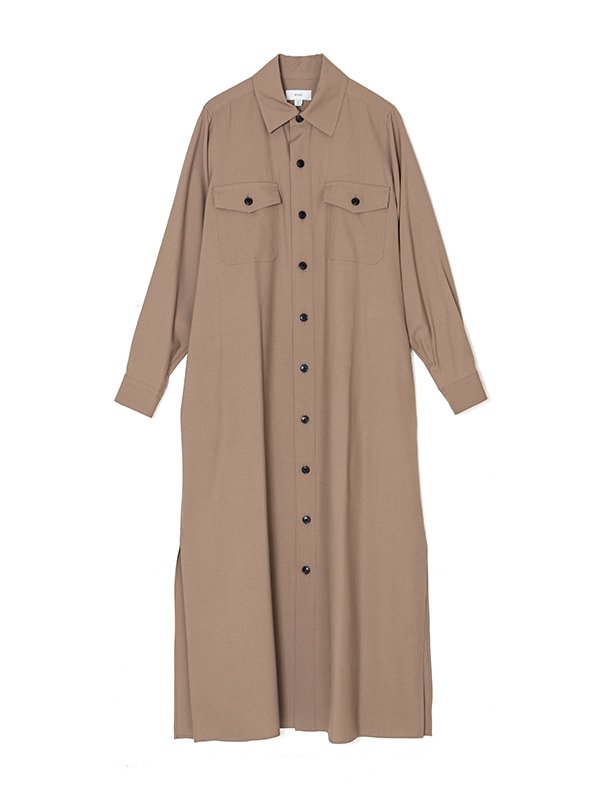 TROPICAL SHIRT DRESS-トロピカルシャツドレス-HYKE（ハイク）通販| st