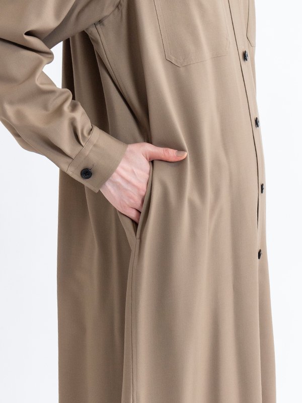 TROPICAL SHIRT DRESS-トロピカルシャツドレス-HYKE（ハイク）通販| st