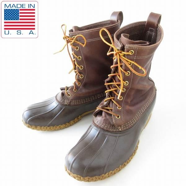 USA製 L.L.Bean 8ホール ビーンブーツ 12M 30.5cm ダークブラウン系 LL
