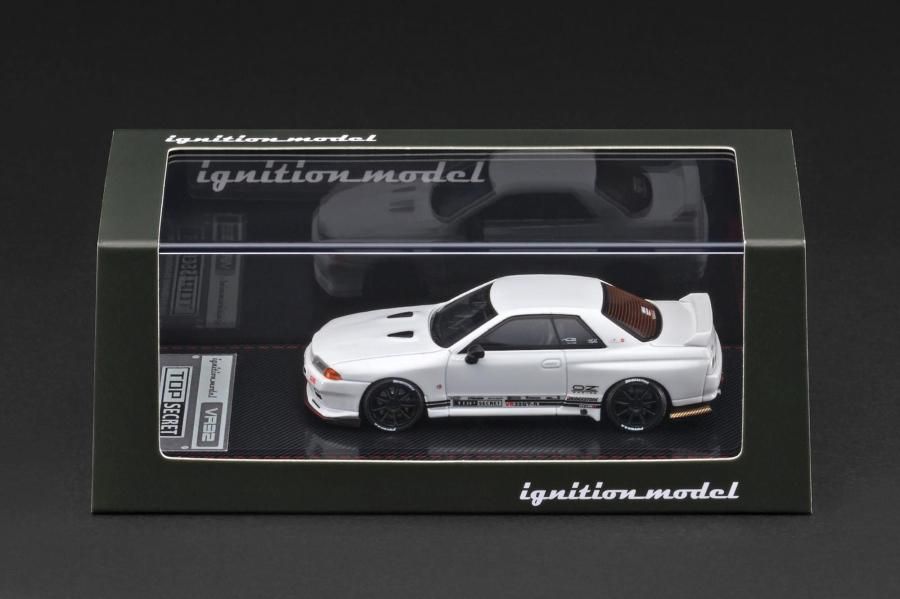 ☆予約商品 IG3844 1/64 TOP SECRET GT-R (VR32) White - ig-model