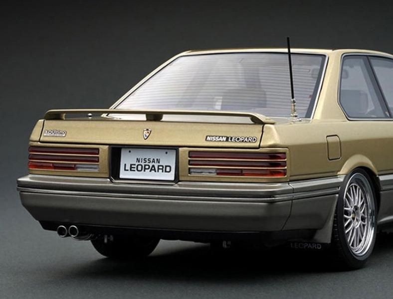 IG3699 1/18 Nissan Leopard 3.0 Ultima (F31) Gold/Silver - ig-model