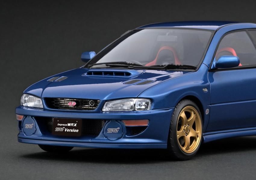 IG3540 1/18 SUBARU Impreza WRX Type R STi Version V (GC8) Blue
