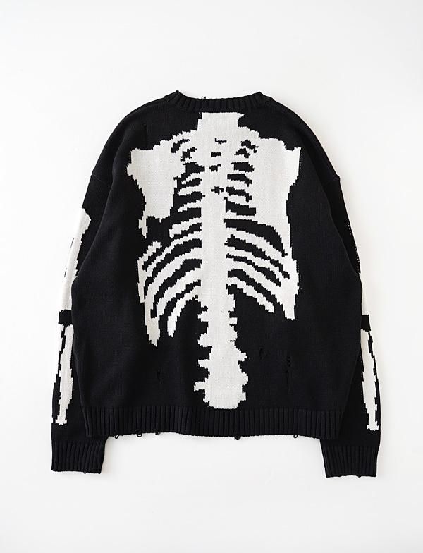 KAPITAL - 5G 綿ニット BONEクルーセーター - BLUE NEON