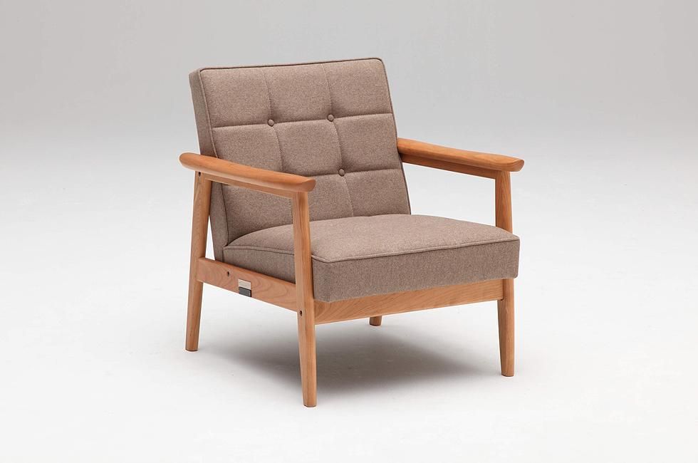 カリモク60 Kチェア1シーターフラノベージュ | Plain Table
