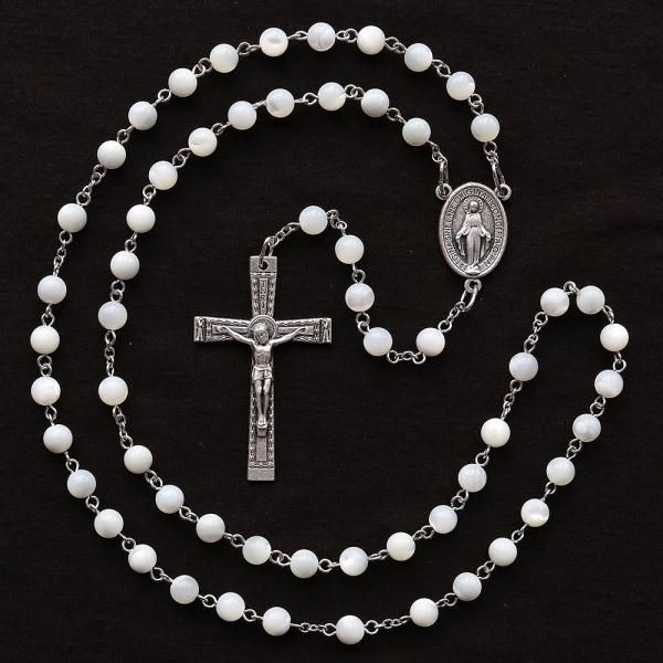 マザーオブパール 聖母マリアのロザリオ - ロザリオ専門店 ロザリーマリア