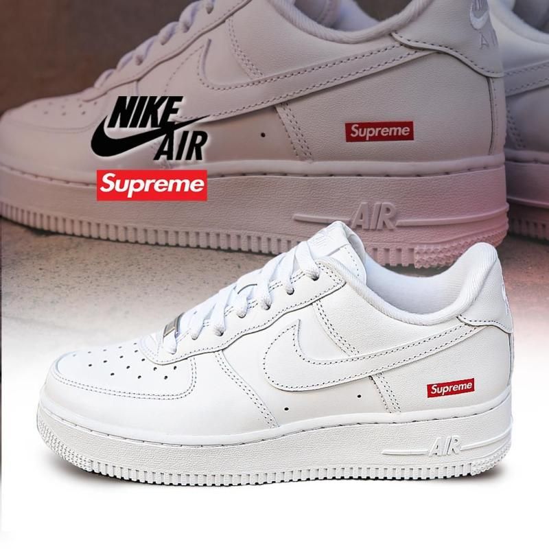 NIKE AIR FORCE 1 LOW / SUPREME WHITE × RED ナイキ エアフォース 1