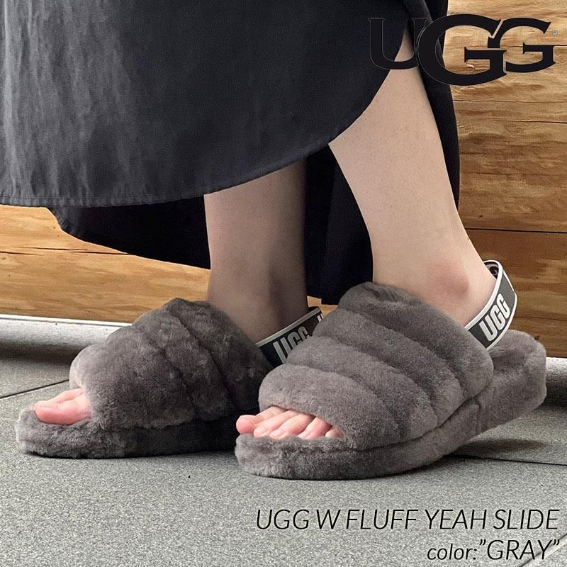 UGG スリッパ サンダル 23センチ ABELA グレー UGG アグ 23cm ugg