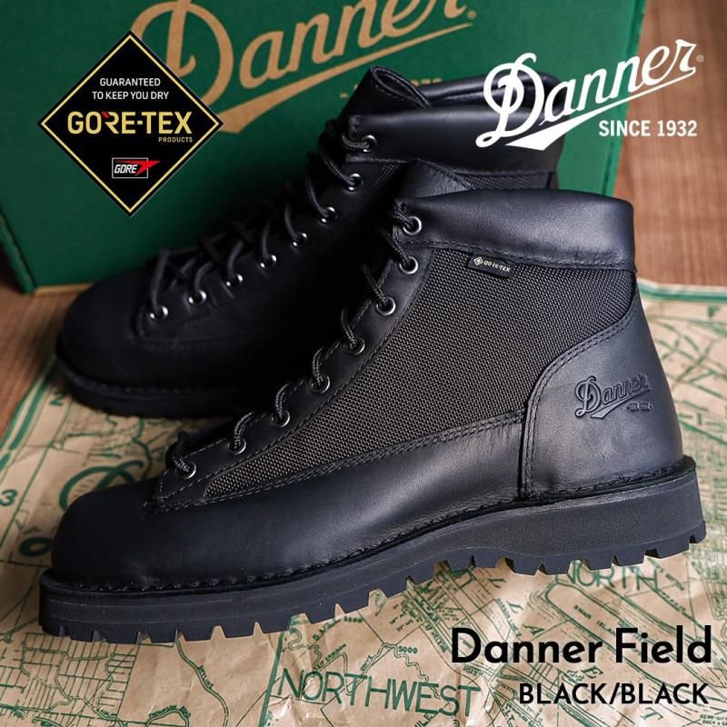 DANNER Danner Field GORE-TEX BLACK/BLACK ダナー ダナーフィールド