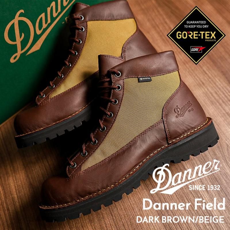 DANNER Danner Field GORE-TEX DARK BROWN/BEIGE ダナー ダナー