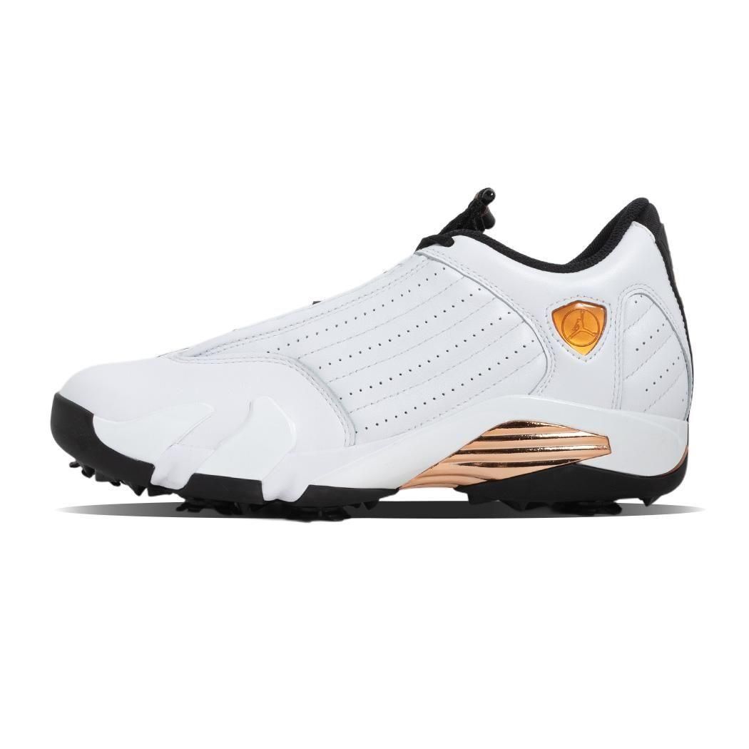 NIKE AIR JORDAN 14 GOLF WHITE/METALLIC COPPER ナイキ エア