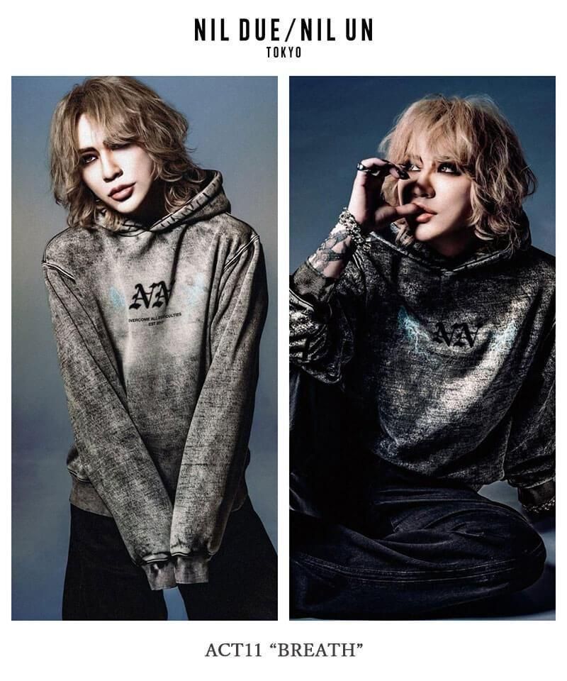 FADED BLEACH HOODIE / NIL DUE / NIL UN ミュージシャン FADED BLEACH