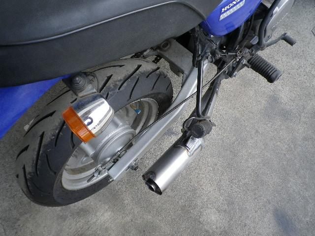 APE カスタム レトロステージスリップオンマフラーキャタライザー装着