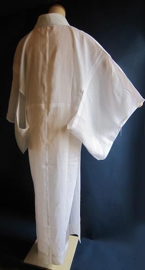 本麻のプレタ長襦袢(M,L,LL) - モダン着物小物 梅屋