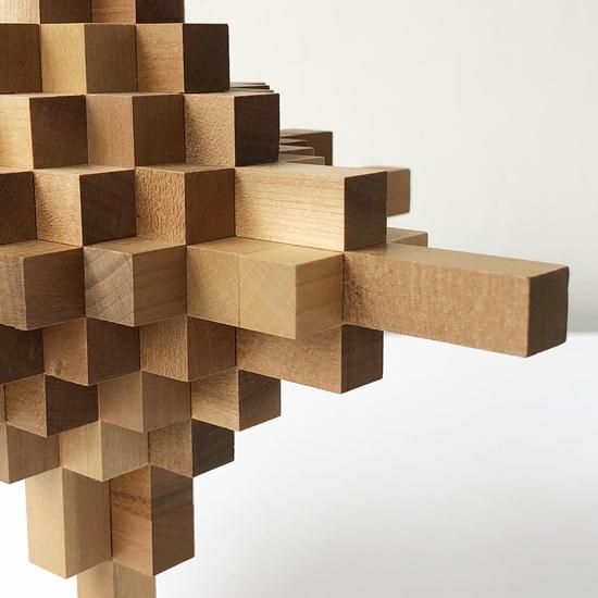 山中組木工房 : 51本組木(M) / 山中成夫