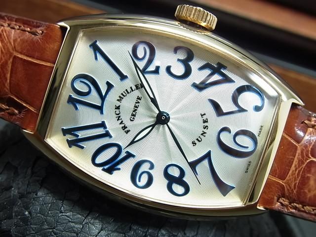 まき フランクミュラー 腕時計 ベルトトノーカーベックス5850サイズ