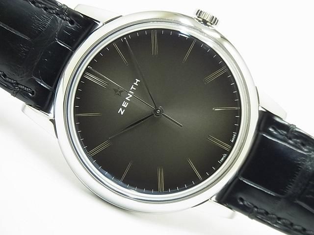 ゼニス エリート クラシック スモーキーブラック 03.2290.679/26.C493