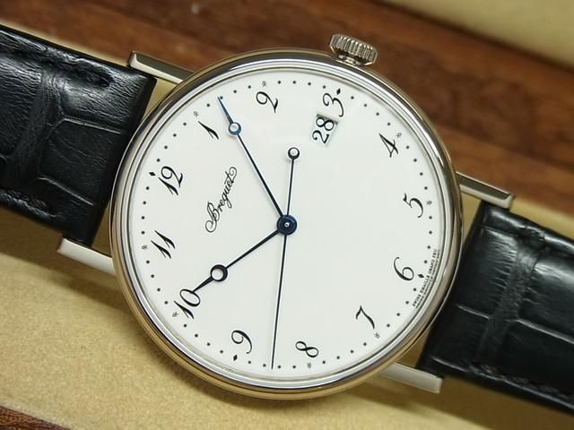 ブレゲ クラシック シリシオン 18KWG エナメル文字盤 5177BB/29/9V6