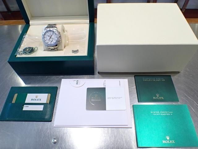 ロレックス ヨットマスターII 18KWG 116689 ベンツ針 '18年 - 腕時計