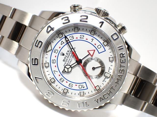 ロレックス ヨットマスターII 18KWG 116689 ベンツ針 '18年 - 腕時計